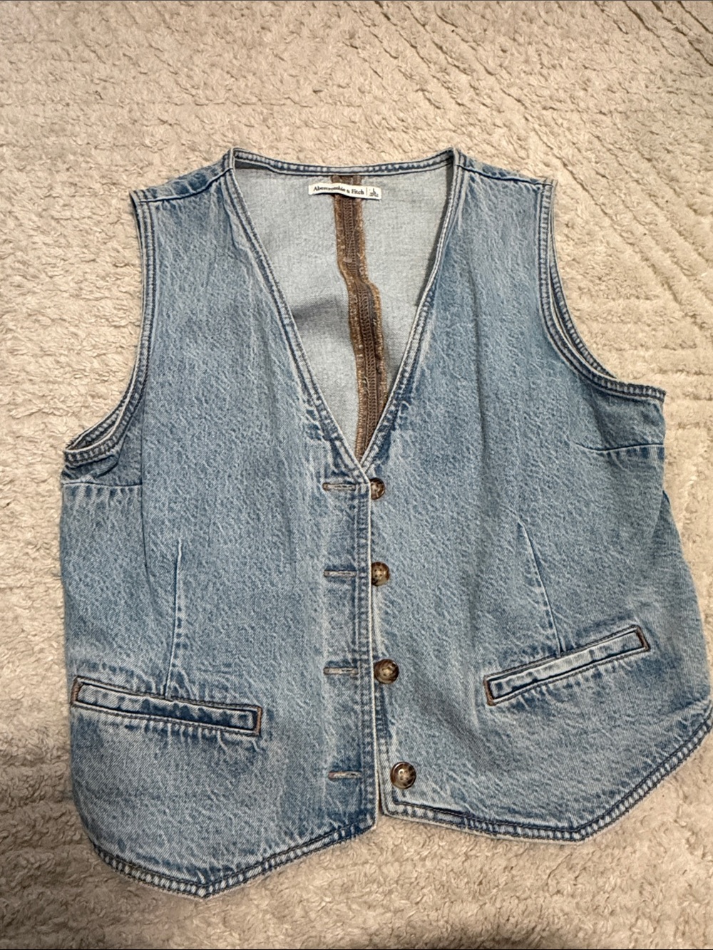 Abercrombie Denim Vest BRAND NEW!